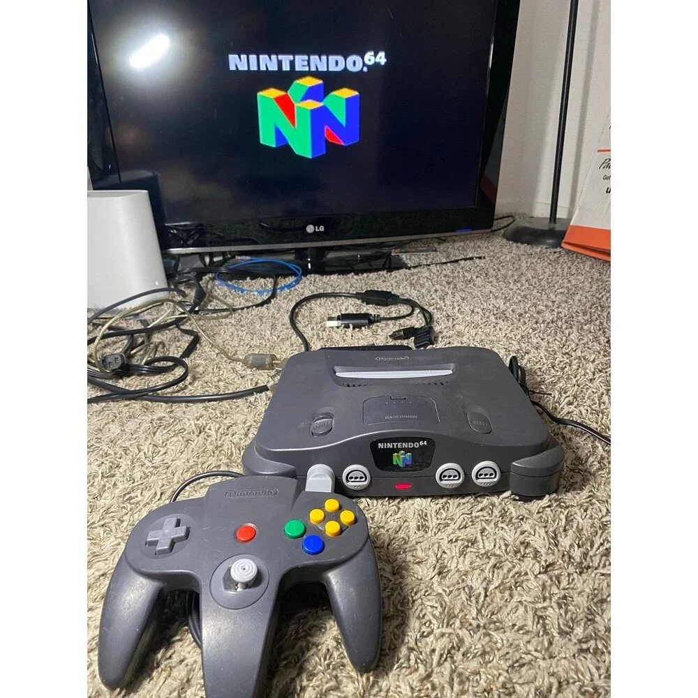 Nintendo 64 Console, OEM Controller N64 Tested Working NUS-001 USA vintage